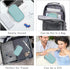 FYY Electronic Organizer, Travel Cable Organizer Bag Pouch Electronic Accessories Carry Case Portable Waterproof Double Layers All-in-One Storage ...
