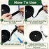 ECOHomes 3/4 Inch x 75 FT Cable Ties Wrap, Double Sided Hook And Loop Straps Roll Tape, Self Gripping Strips for Cable & Cord Management Home & Of...