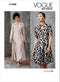 Vogue Misses' Dress Sewing Pattern Kit, Design Code V1908, Sizes S-M-L-XL-XXL, Multicolor...