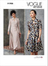 Vogue Misses' Dress Sewing Pattern Kit, Design Code V1908, Sizes S-M-L-XL-XXL, Multicolor...
