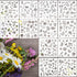 12 Set 288 Pcs Flower Stencils for Painting on Wood DIY Craft Painting, Small Reusable Plants Flower Templates Stencils for Paper Scrapbooking Wal...