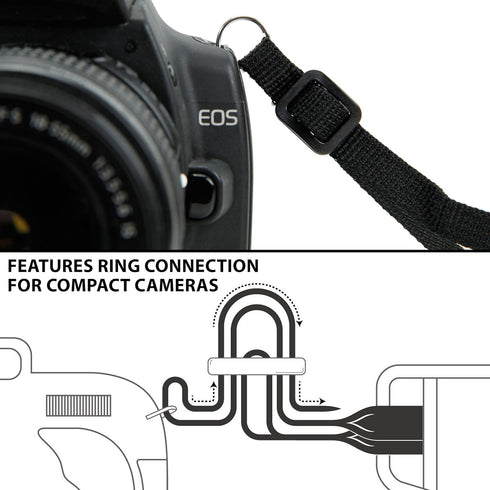 USA GEAR DSLR Camera Strap Chest Harness with Quick Release Buckles, Galaxy Neoprene Pattern and Accessory Pockets - Compatible with Canon, Nikon,...