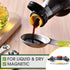 Spring Chef Stainless Steel Magnetic Measuring Spoons Set with Strong Magnets, Heavy Duty Metal Kitchen Essentials for New Home - Fits in Most Kit...