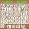 Alphabet Letter Stencils 2 Inch, 36 Pcs Reusable Plastic Letter Numbers Templates, Art Craft Stencil for Painting on Wood, Wall, Glass, Fabric, Ro...