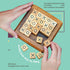 BSIRI Pushing Me Wooden Tic Tac Toe Game- Tabletop Board Games for Farmhouse Decor, Coffee Table Decor, Unique Gifts Fun Gifts for Adults. Perfect...