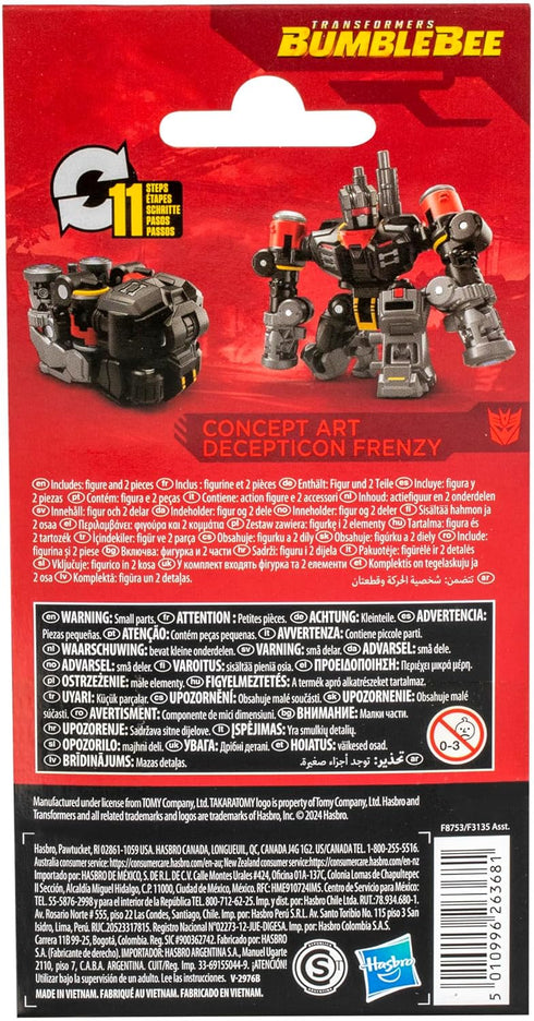 Transformers Toys Studio Series Core Bumblebee Concept Art Frenzy, 3.5-inch Converting Action Figure, 8+...