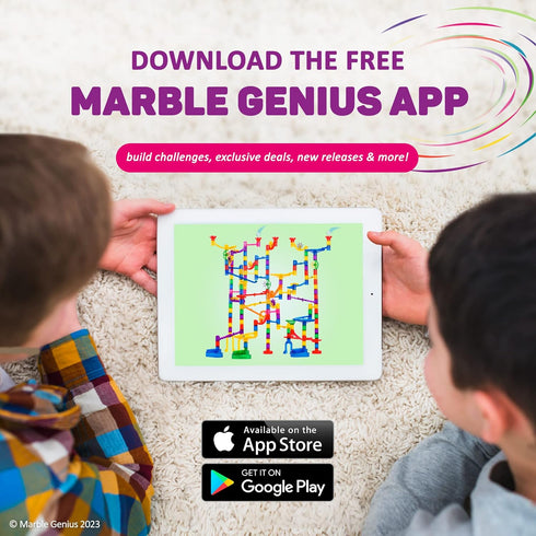Marble Genius Spinning Wheels Marble Run Accessory Add-On Set (5 Pieces) - Designed to Enhance Your Child’s Problem-Solving Skills While Providing...