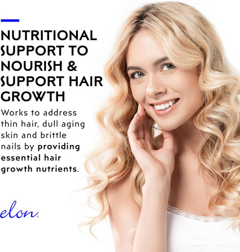 Elon Biotin Gummies for Hair Growth – 60 Count Biotin 5000mcg Per Serving for Hair, Skin and Nails – Vitamin A, Folic Acid, & Vitamin E - Pectin C...