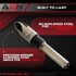 ABN Screw Countersink Kit 5-Piece SAE Drill Bit Set, 82-Degree, 1/4in Shank, 5 Flute – Metal, Wood, Rubber, Plastic...