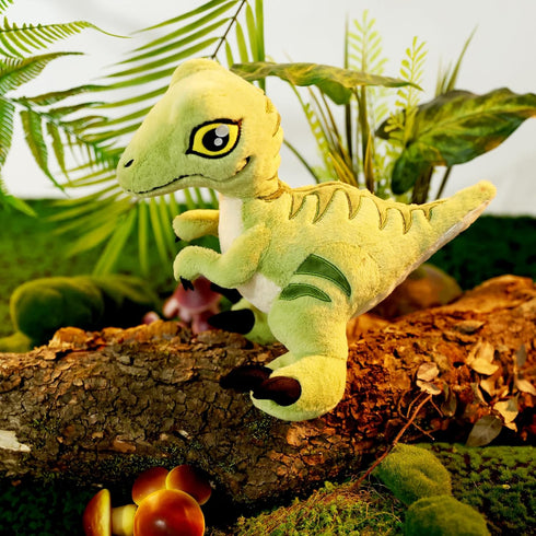 TCBunny Baby Dinosaur 12" Bedtime Stuffed Animal Plush Toy, Kid's Gifts for Boys, Girls, Birthday, Valentine, Christmas, Veliciraptor - Green...