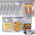 4"x 6" 30 Packs Mylar Bags For Food Storage, Mylar Bags With Window, Freeze Dried Candy Bags, Reusable Storage Bags For Food, Mylar Food Storage B...