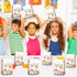 gisgfim 12 Pcs Premium Paint Art Party Bag Art Themed Birthday Party Painting Party Candy Favor Bags Supplies Gift Treat Bags Paint Party Supplies...