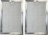 Amazinpure 2-Pack 5230W1A012C wb06x10309 microwave grease filter compatible with GE WB06X10359 WB06X10654 LG 5230W1A012A 5230W1A012B 5230W1A01B Frigidaire 5304464105 5304478913 Kenmore 910457