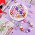 100pcs Bubblegum Beads 20mm Chunky Beads Large Gumball Rhinestone Pearl Beads with 96pcs Tiny Round Spacers, Extender Chains, Beading Wire (Pink &...