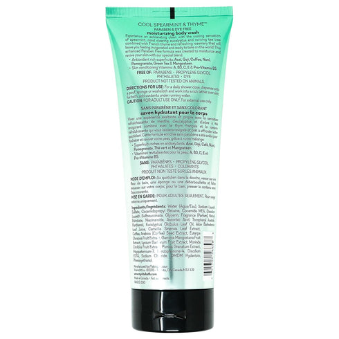 Vitabath Body Wash, Cool Spearmint & Thyme, 10 Fluid Ounce...