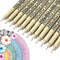 12 Colors 05 Micro Fineliner Drawing Art Pens, Waterproof Archival Ink Pens, 0.45mm Multiliner Fine Liner Pens for Illustration Technical Sketchin...