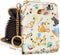 Bistup Credit Card Holder for Women Cute Small for Ladies Teen Girls Female Rfid Leather Cardholder Wallets with Keychain Accordion Organizer Purs...