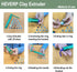 HEVERP Stainless Steel Clay Extruders Sugar Paste Extruder Cake Fondant Decorating Tool Set (Green)...