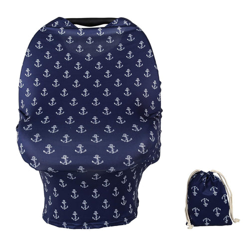 TUOKING Car Seat Covers for Babies, Multi-Use Cover-Silky Mom Nursing Cover Infant Breastfeeding Scarf Shopping Cart High Chair Ultra-Soft Stretch...