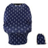 TUOKING Car Seat Covers for Babies, Multi-Use Cover-Silky Mom Nursing Cover Infant Breastfeeding Scarf Shopping Cart High Chair Ultra-Soft Stretch...