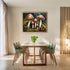 Posterizer 1 pcs-cute mushrooms in the wild-oil painting style 3-Floral & Botanical Art-Landscape & Nature Art-Decor for Home & Office- unframed w...
