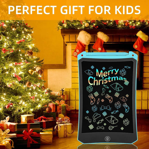 LCD Writing Tablet, 8.5 Inch Colorful Doodle Board Doodle Pad, Drawing Board Drawing Tablets for Kids, Educational Toys Birthday Gifts for Girls B...