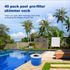 30 Pack Pool Skimmer Socks for Pool Filters, Filters Baskets and Skimmers to Filter Debris and Leaves, Protact Filter System of Inground and above...