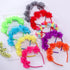 Candygirl Flower Crown Headbands for Women Girls Floral Hairband Wedding Festival Parties Hair Accessories Pack of 9 (bright colors)...
