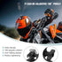 Flexible Adhesive Helmet Mount for insta360, Motorcycle Windscreen Camera Mount with Gear & Carbon Firber Extention Rod Compatible with insta360 X...