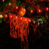 10Ft Flickering Flame Outdoor String Lights, C18 Halloween Orange Lights with 10 1W Flame Bulbs, E12 Base, Outdoor Halloween Patio Lights for Gard...