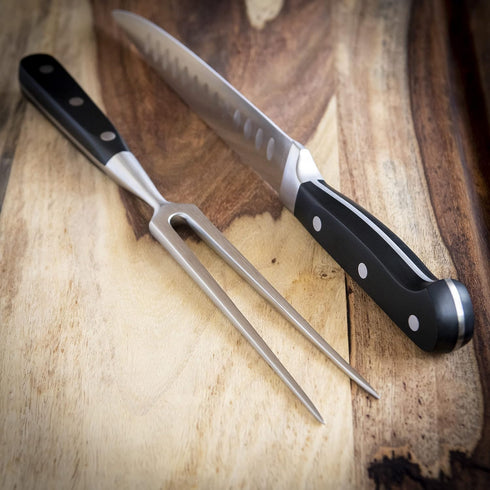Oklahoma Joe's Blacksmith 2-Piece Turkey Carving Set...
