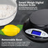 Smart Weigh Food Kitchen Scale with Bowl,11lb x 0.1oz / 5000 x 1grams, Digital Weight Scale for Baking,Cooking for Ounces and Grams...