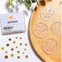 KEOKER Flower Polymer Clay Molds - 4 Pcs flower & Leaf Polymer Clay Molds for Jewelry Making, Daisy Miniature Clay Molds, Polymer Clay Molds for P...