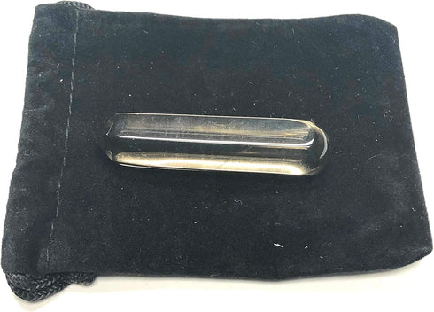 60MM All Natural Gemstone Crystal 2"+ Wand and Velvet Pouch (Smoky Quartz)...