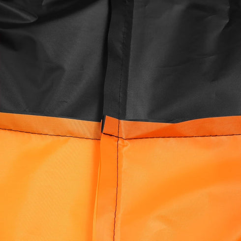 uxcell L 190T Rain Dust Protector Black+Orange Scooter Motorcycle Cover 86" for Harley Davidson...
