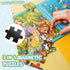 LovesTown Magnetic Travel Puzzles Book, Animal Wooden Magnetic Puzzles for Toddlers Learning Magnetic Puzzles for Road Trip...