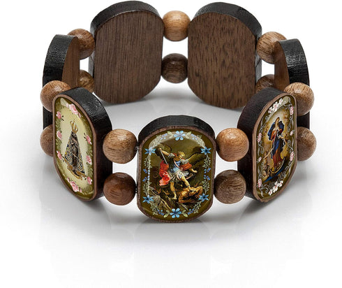 Intercession™ Stretch Bracelet - Made in Brazil (Walnut - 7 in)...