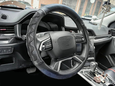 Car Steering Wheel Cover for Toyota Tacoma 2012-2024 4Runner 2010-2024 Tundra 2000-2024 Sequoia 2014-2023 2/4 Door SR5 Trail Limited Platinum TRD ...