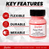 Angelus Acrylic Leather Paint, 1 oz, Petal Pink...