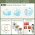 Dremisland 3 Sets Embroidery kit for Beginners Adults Embroidery Starter Kit with Hummingbird Flower Pattern Stamped Cross Stitch Kits DIY Embroid...