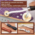 4PCS Tracing Wheel,Professional Stitch Marking Spacer?Wood and Stainless Steel Pounce Wheel,for Sewing Patterns with Wooden Handle and Plastic Han...