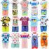 30 PCS Mini 6 Inch Doll Clothes and Accessories Include 4 Tops, 4 Pants for Boy Dolls, 5 Dresses , 2 Swimsuit and 2 Shoes, 10 Outfits Hangers Pock...