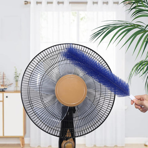 3 Pcs Fan Cleaning Brush Bendable Cobweb Duster - Microfiber Head, Washable - Ideal for Ceiling Fan Blades, Air Vents, Curtains, Cars - Reusable D...