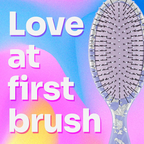 Wet Brush Original Detangling Brush, Lavender (Electric Forest) - Detangler Brush with Soft & Flexible Bristles - Detangling Brush for Curly Hair ...