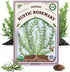Organic Rosemary Herb Seeds for Indoor Gardening or Planting Outdoors, Non-GMO and USDA Certified Herb Seed Packets, 60 Seeds/125 mg (Rosemary)...