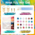 Okarina Paint by Numbers Kit for Adults Beginner Canvas, Sun Mountain Acrylic Adult Paint by Number Kits, Natural Abstract Landscape Flowers Oil N...