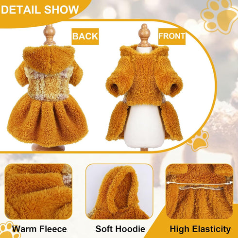 Winter Dog Dress Dog Sweaters for Small Dogs Cat Sweater Small Dog Sweaters Puppy Sweater Puppy Sweaters for Small Dogs (X-Small)...