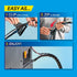 Cable Keeper Cord Organizer, 10-Foot Adjustable Cord Cover, Reusable and Protective Desk Cord Organizer, Versatile TV & Computer Wire Organizer, C...