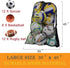 Heavy Duty Mesh Ball Bag, Drawstring Sport Equipment Storage Bag for Basketball, Soccer, Sports Beach and Swimming Gears with Adjustable Shoulder ...