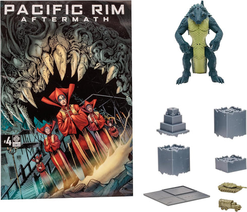 Pacific Rim McFarlane Toys Raiju (Kaiju) 4" Scale Figure Playset with Comic...